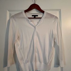 Button-up lightweight sweater